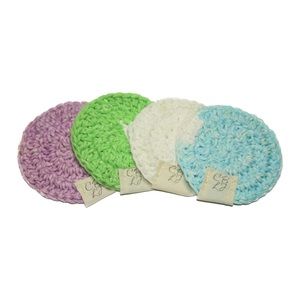 Crocheted Facial rounds (Set of 10) 100% Cotton Soft & Reusable